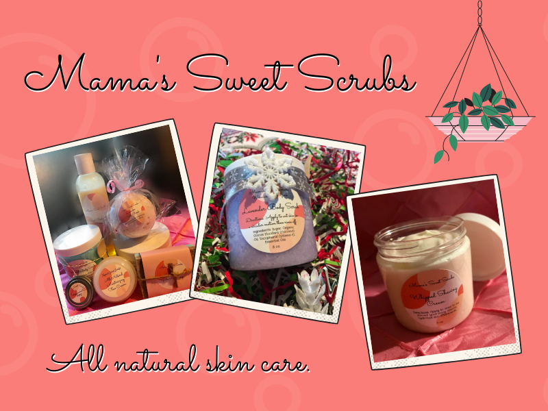 Mama Sweet Scrubs, New, Illustration, Bounce Marketing and Consulting, Najm Duran, Entrepreneur